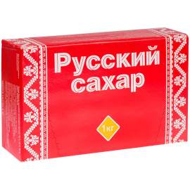 Сахар-рафинад "Русский сахар" быстрорастворимый, 1 кг, карт.упаковка,241586
