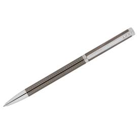 Ручка подарочная шариковая Delucci "Stella",синяя,1,0мм,корп оружейн метал/сереб,кристал,CPs_11413