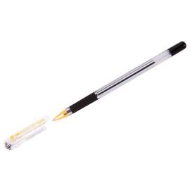 Ручка шариковая MunHwa "MC Gold" черная, 0,5мм, грип, штрих-код,BMC-01