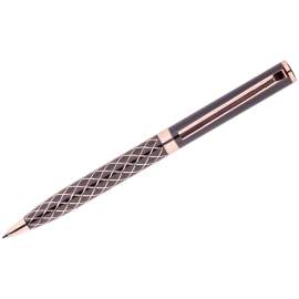 Ручка подарочная шариковая Delucci "Volta" синяя,1,0мм,корпус черн/золото,поворот,CPs_11828