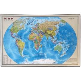 Настольное покрытие OfficeSpace "Карта мира", 38*59см,194915