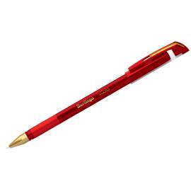 Ручка шариковая Berlingo "xGold", красная, 0,7мм, игольчатый стержень, грип,CBp_07502