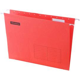 Подвесная папка OfficeSpace А4 (310*240мм), красная,296358