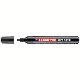 Маркер-краска Edding "790" черный, 2-3мм, пластиковый корпус,E-790/1 / 51478