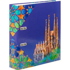 Папка-регистратор Attache Selection "Travel Spain",75мм,ламин.картон,разноцвет,1057427,1171051