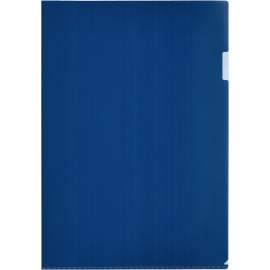 Папка-уголок А3, 180мкм, прозрачная синяя, Attache, 727922