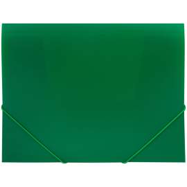 Папка на резинке OfficeSpace А4, 500мкм, зеленая,FE3_327