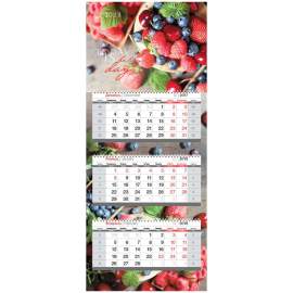 Календарь 2023 кварт 3 бл. на 3 гр. OfficeSpace Premium "Sweet day", с бегунком, 338136
