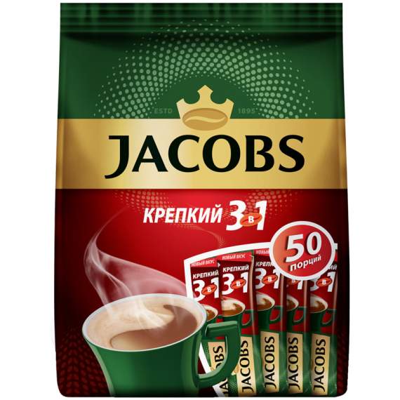 Кофе растворимый 3 в 1 Jacobs 