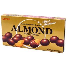 Миндаль в шоколаде Lotte "Almond chocolate" 46 г