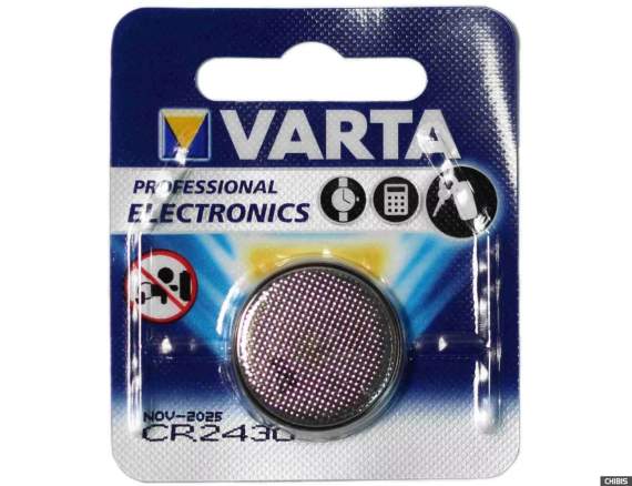 Батарейка Varta 6430 CR2430 1шт/бл 6430101401