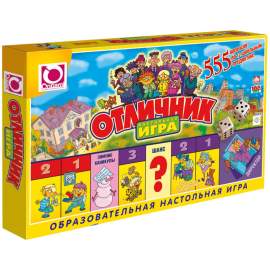 Игра настольная Origami "Отличник", картонная коробка,Арт(О) 01202