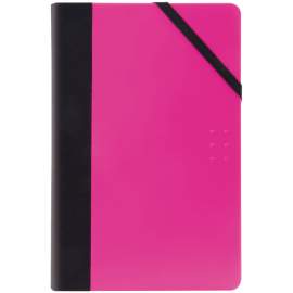 Ежедневник недатированный, A5, 104л., пластик, Milan "Flash Pink", розовый,57052FFP