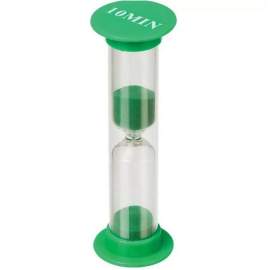 Часы песочные лабораторные стекло/пластик на 10 минут Eximlab, ассорти,1032990