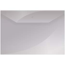 Папка-конверт на кнопке, А4 OfficeSpace, 150мкм, прозрачная,Fmk12-1 / 220893