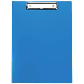 Папка-планшет с зажимом OfficeSpace А4, пластик, синий,245658