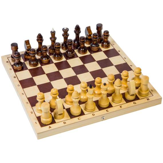 Игра настольная Шахматы, Орловские шахматы, обиходные деревянные, с доской,С-1/Р-1