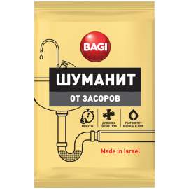 Средство для прочистки труб Bagi "Шуманит", гранулы, 70г,708325/ H-208900-0