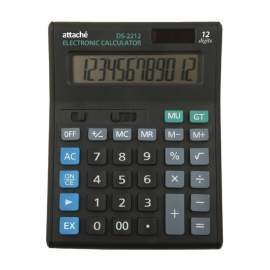 Калькулятор настольный Attache Economy, 12 разр., двойное питание, 190x145x45мм, черный,974205