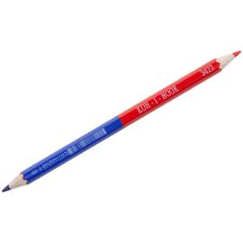 Карандаш двухцветный Koh-I-Noor, синий-красный, утолщенный,34230EG006KSRU