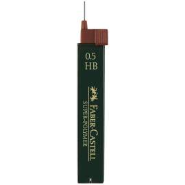 Грифели для механических карандашей Faber-Castell "Super-Polymer", 12шт., 0,5мм, HB,120500