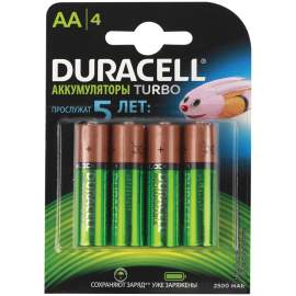Аккумулятор AA Duracell 2500mAh 4BL ЦЕНА=1шт (HR06),5000394098664