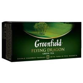 Чай Greenfield "Flying Dragon", зеленый, 25 фольг. пакетиков по 2г,0358-10