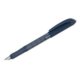 Ручка перьевая Schneider "Easy navy" синяя, 1 картридж, грип, темно-синий корпус,162058
