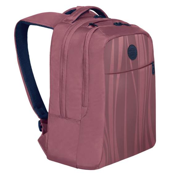Рюкзак Grizzly, 28*40*16см, 2 отделения, 1 карман, укрепленная спинка, темно-розовый,RD-044-1/1