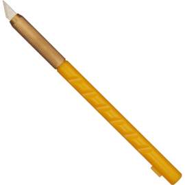 Нож-скальпель канцелярский Attache Selection, корпус пластик, желтый,280455