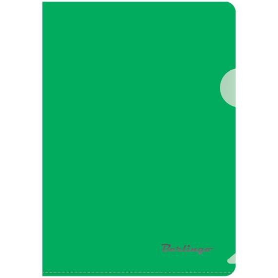 Папка-уголок Berlingo, А5, 180мкм, зеленая,AGp_05104