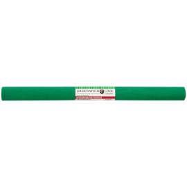 Бумага крепированная Greenwich Line, 50*250см, 32г/м2, темно-зеленая, в рулоне,CR25072