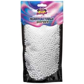 Наполнение для слайма Slimer Пенопластовые шарики, 4мм, белый,SSS30-07