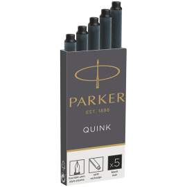 Картриджи чернильные Parker "Cartridge Quink" черные, 5шт.,1950382