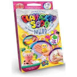 Набор для мыловарения Danko toys "Play Clay Soap. Набор №4", 4 цвета, 65г,PCS-02-04