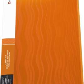 Папка на 4 кольца 25мм Волна оранжевая, Lamark,RF0069-WOR