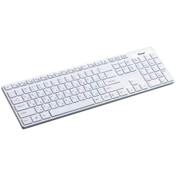 Клавиатура Smartbuy 204, USB мультимедийная, белый,SBK-204US-W