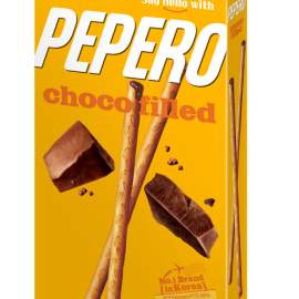 Печенье соломка Lotte PEPERO choco filled 45г, 8801062267699