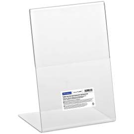 Подставка для рекламных материалов OfficeSpace, А6, 1-сторонний, вертик.,(тейбл-тент)TT_28680