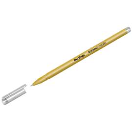 Ручка гелевая Berlingo "Brilliant Metallic", золото металлик, 0,8мм,CGp_40009