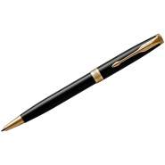 Ручка подарочная шариковая Parker "Sonnet Black Lacquer GT" черная, 1,0мм,поворот,1931497