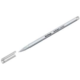 Ручка гелевая Berlingo "Brilliant Metallic", серебро металлик, 0,8мм,CGp_40010