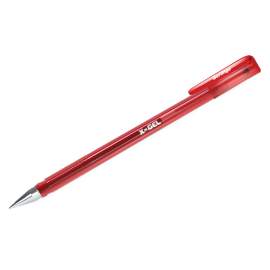 Ручка гелевая Berlingo "X-Gel" красная, 0,5мм,CGp_50122