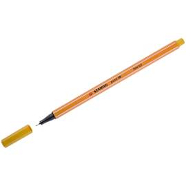Ручка капиллярная Stabilo "Point 88" желтая, 0,4мм,88/44