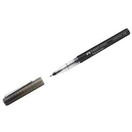 Ручка-роллер Faber-Castell "Free Ink", черная, 1,5мм, одноразовая,348399