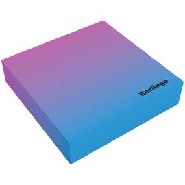Блок для записи 8,5*8,5*2 голубой/розовый, декоративный, на склейке Berlingo "Radiance",LNn_00051
