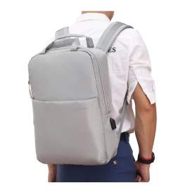 Рюкзак для ноутбука 15,6" Lamark B135 ,светлый серый,44*32*12см, B135 Light Grey