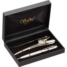 Набор подарочный VERDIE Ve-21S:ручка шариковая, 0,5мм + закладка + нож для бумаги,синий,Ve-21S