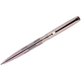 Ручка подарочная шариковая Delucci синяя,1,0мм,корпус темно-серый,поворот,CPs_11330