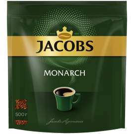 Кофе растворимый Jacobs "Monarch", сублимированный, мягкая упаковка, 500г,8051175/8051467